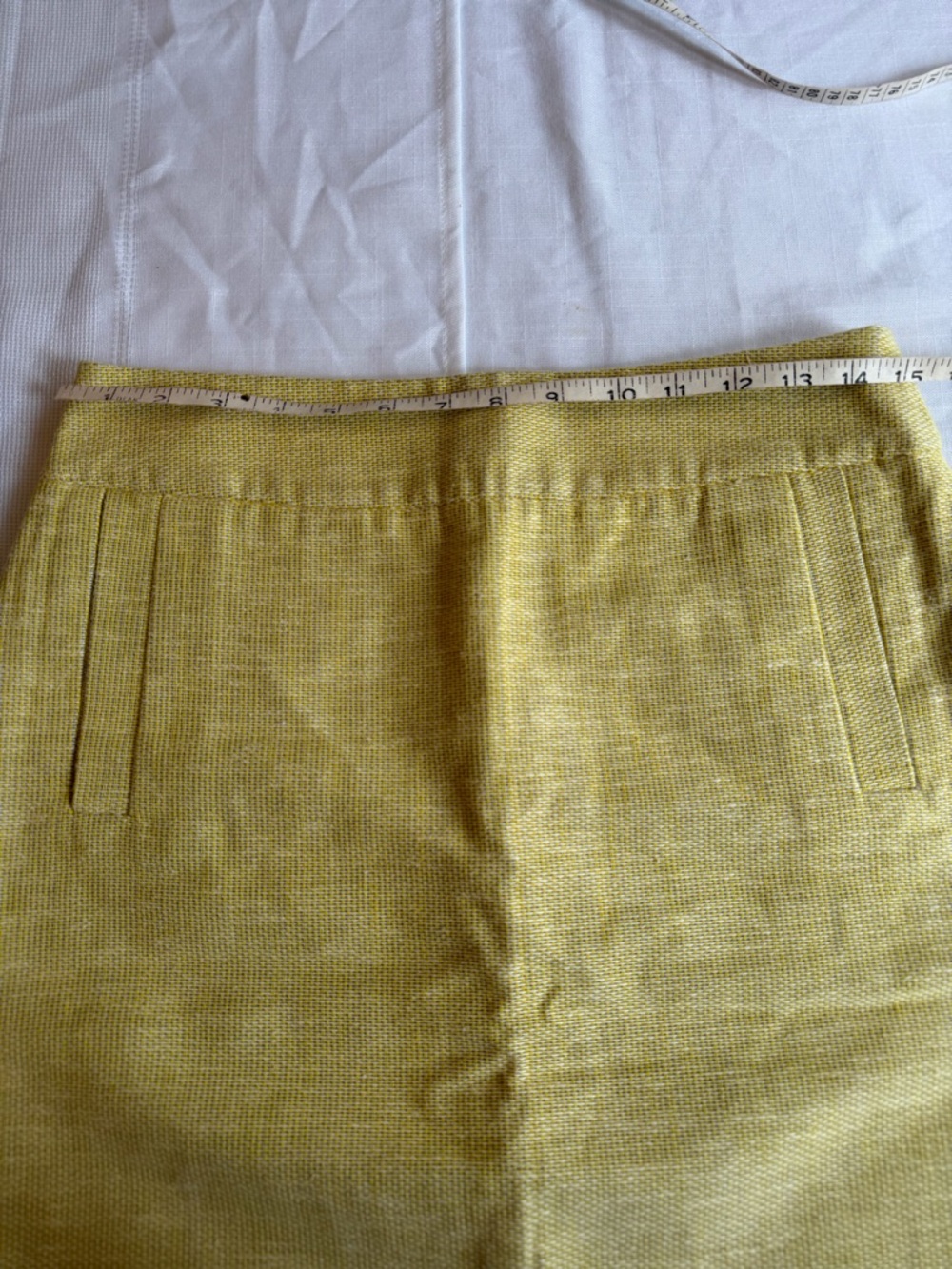 Banana Republic Lemon Yellow Pencil Skirt - Picture 9 of 9